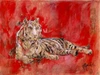 Red Tiger by Marta Wiley (24 x 18)