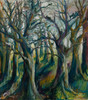 Cats in the forest by Marta Wiley (21 x 24)