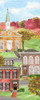 Harvest Village vertical II by Tara Reed (10 x 24)