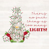 Gnome for Christmas Sentiment V-Lights by Tara Reed (12 x 12)