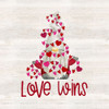 Valentine  Gnomes VII-Love Wins by Tara Reed (12 x 12)