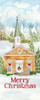 Christmas Village vertical I by Tara Reed (10 x 24)