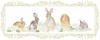 Vintage  Easter panel II by Tara Reed (24 x 10)