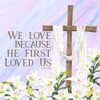 He is Risen V-We Love by Tara Reed (24 x 24)