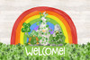 Luck  of the Gnomes landscape-Welcome by Tara Reed (24 x 18)