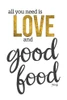 Love and Good Food by Marla Rae (15 x 24)