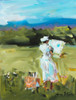 Lady Painting by Jane Slivka (18 x 24)