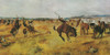 Breaking Camp by Charles Russell (24 x 12)