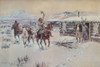 Christmas at the Line Camp by Charles Russell (24 x 16)