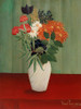 Bouquet of Flowers with China Asters and Tokyos by Henri Rousseau (18 x 24)