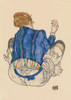 Seated Woman-Back View by Egon Schiele (18 x 24)