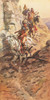Indian Scouting Party by Charles Russell (12 x 24)