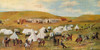 Cowboy Camp During the Roundup by Charles Russell (24 x 12)