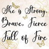 Fierce Woman by Marcus Prime (12 x 12)