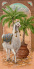 White Llama I by Janet Kruskamp (12 x 24)