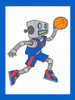 Robo Hoops 4 by Marcus Prime (18 x 24)