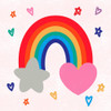 Loving Rainbow 1 by Marcus Prime (24 x 24)
