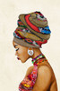 African Goddess on Beige by Gina Ritter (18 x 24)