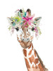 Giraffe With FLoral Crown by Patricia Pinto (18 x 24)