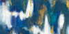 Blue Texture II Gold Crop by Danhui Nai (24 x 13)