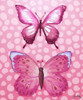 Butterfly Duo in Pink by Elizabeth Medley (18 x 24)