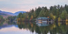 Mirror Lake Sunset Reflections by Lori Deiter (24 x 12)