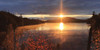 Saranac Lake Sunset by Lori Deiter (24 x 12)