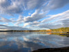 Peaceful Lake by Julie DeRice (24 x 18)