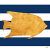 Sea Creatures on Stripes II by Julie DeRice (12 x 12)