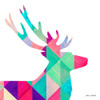 Uptown Deer I by Lanie Loreth (24 x 24)