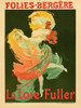 Folies Bergere La Loie Fuller by Jules Cheret (18 x 24)