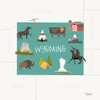 Wyoming by Gigi Louise (24 x 24)