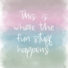 Fun Stuff Watercolor by Gigi Louise (24 x 24)