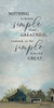 Simple by Cindy Jacobs (12 x 24)
