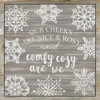 Comfy Cozy Snowflakes by Cindy Jacobs (24 x 24)