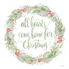 Come Home for Christmas Wreath by Cindy Jacobs (24 x 24)