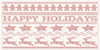 Happy Holidays Stitchery by Cindy Jacobs (24 x 12)