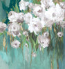Roses on Teal III by Asia Jensen (18 x 24)