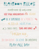 Playroom Rules by Natalie Carpentieri (18 x 24)