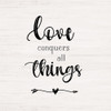Love Conquers by Natalie Carpentieri (24 x 24)