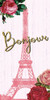 Bonjour Paris 1 by Lauren Gibbons (12 x 24)