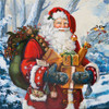 Woodland Home Santa by Susan Comish (12 x 12)