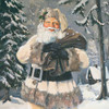 Woodland Santa by Susan Comish (24 x 24)