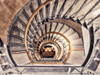 Spiral staircase from above in a building-Birmingham-UK by Assaf Frank (24 x 18)