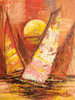 Regata al tramonto II by Luigi Florio (18 x 24)