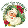 Green Santa Merry Christmas by Kimberly Allen (24 x 24)