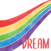 Rainbow Brave 4 by Kimberly Allen (24 x 24)