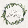Live Simply Bloom 1 by Kimberly Allen (24 x 24)