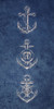 Anchor Coastal Blues 1 by Victoria Brown (12 x 24)
