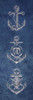 Anchor Blues 1 by Victoria Brown (8 x 24)